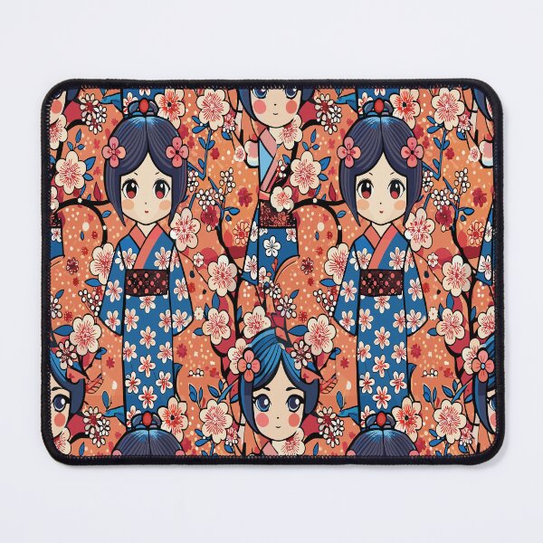 Item preview, Kawaii Geisha Blossom Art designed and sold by AgarutanPrint.