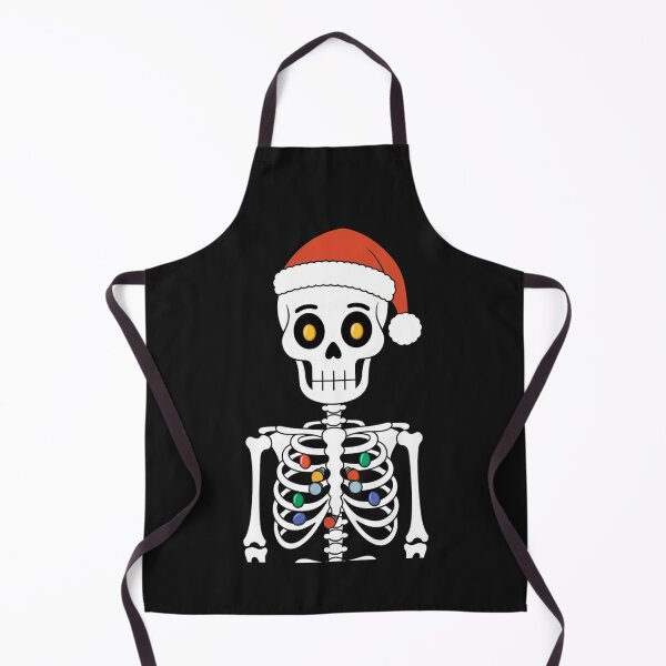 Item preview, Festive Skeleton with Santa Hat and Lights designed and sold by hassanimarket7.