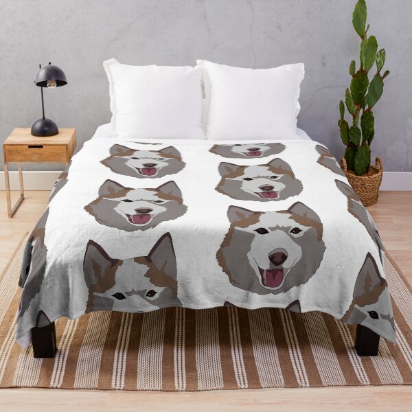 Item preview, Copy of Red Siberian Husky Alaskan malamute mix designed and sold by LeahcarsArt.