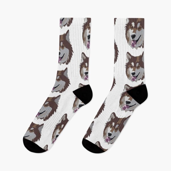 Item preview, Copy of Red Siberian Husky Alaskan malamute mix  designed and sold by LeahcarsArt.
