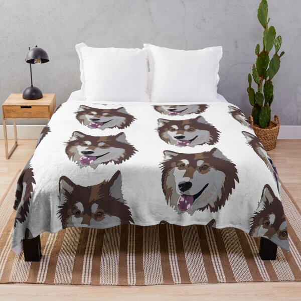 Item preview, Copy of Red Siberian Husky Alaskan malamute mix designed and sold by LeahcarsArt.