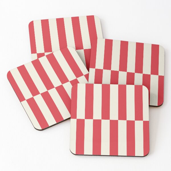 Item preview, Duo II - Red and Cream Stripes designed and sold by GalaxyEyes.
