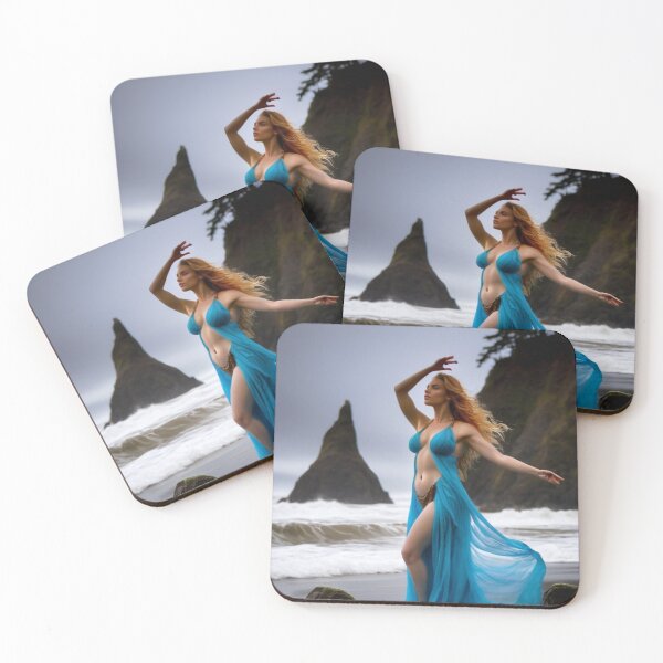 Item preview, Sea Goddess on Pacific Northwest Beach designed and sold by Jennifer McBride.