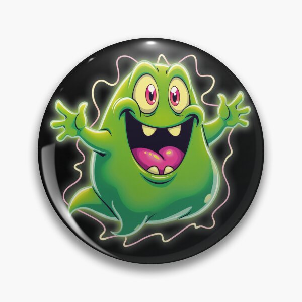 Item preview, Neon ghost-Ghostbusters Slimer designed and sold by Krasnovaovaova.