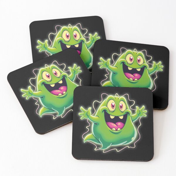Item preview, Neon ghost-Ghostbusters Slimer designed and sold by Krasnovaovaova.