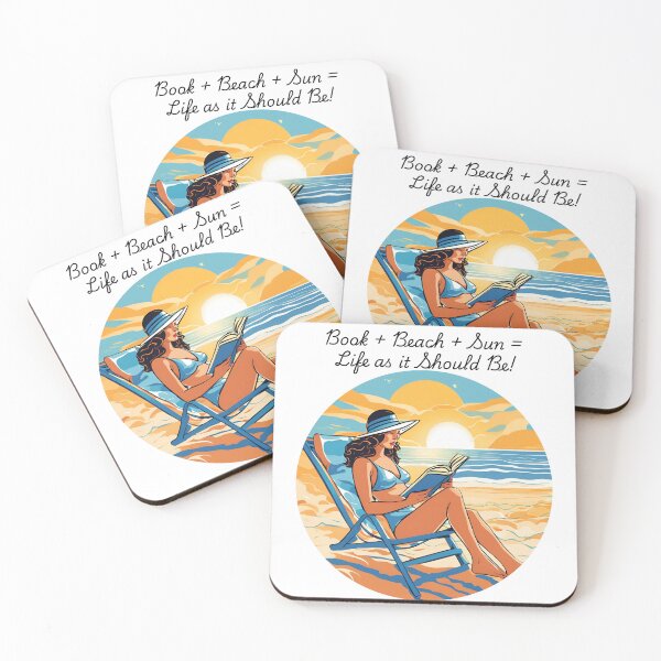 Item preview, book, beach, sun designed and sold by TessAdventures.