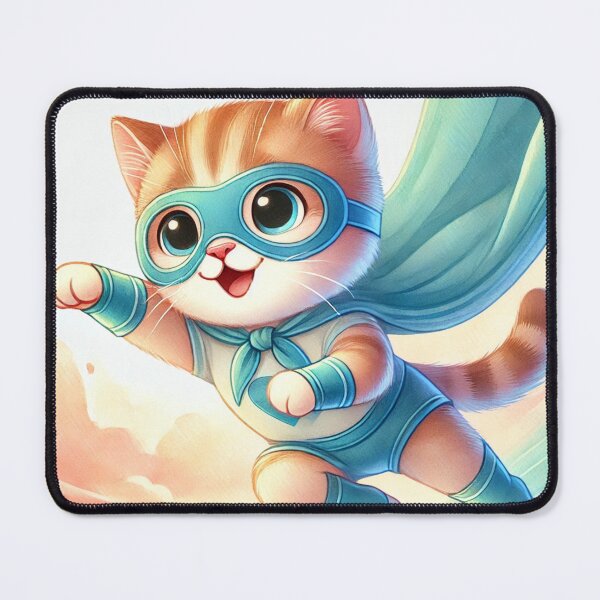 Item preview, Come Fly With Ginger The Super Hero Cat! designed and sold by NoelaniArt.