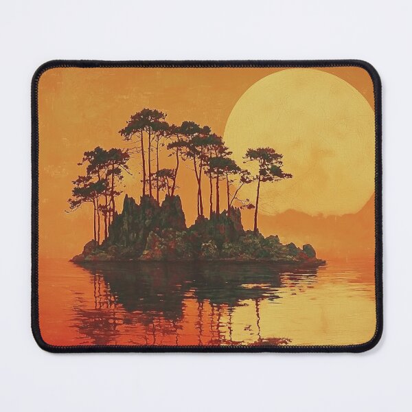 Item preview, Sunset Over Island designed and sold by Patricks-Art.