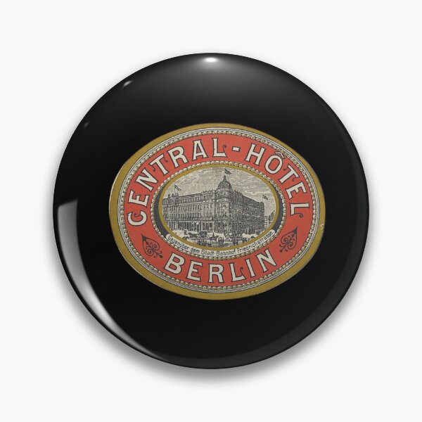 Item preview, Central Hotel (Berlin, Germany) Vintage Luggage Label designed and sold by FutureTraveller.