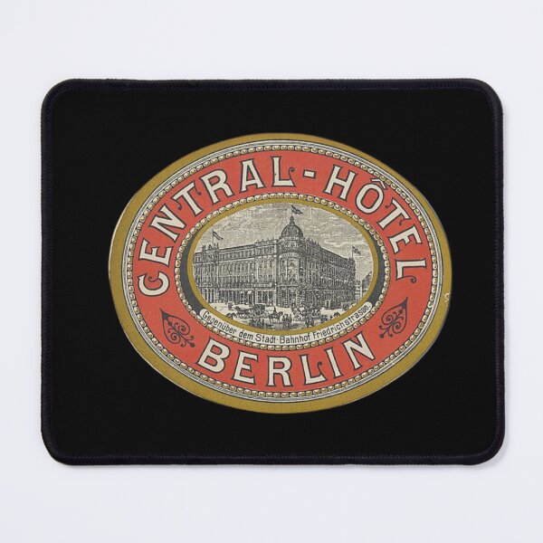 Item preview, Central Hotel (Berlin, Germany) Vintage Luggage Label designed and sold by FutureTraveller.