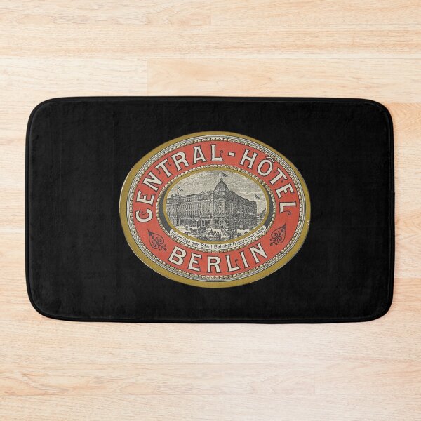 Item preview, Central Hotel (Berlin, Germany) Vintage Luggage Label designed and sold by FutureTraveller.