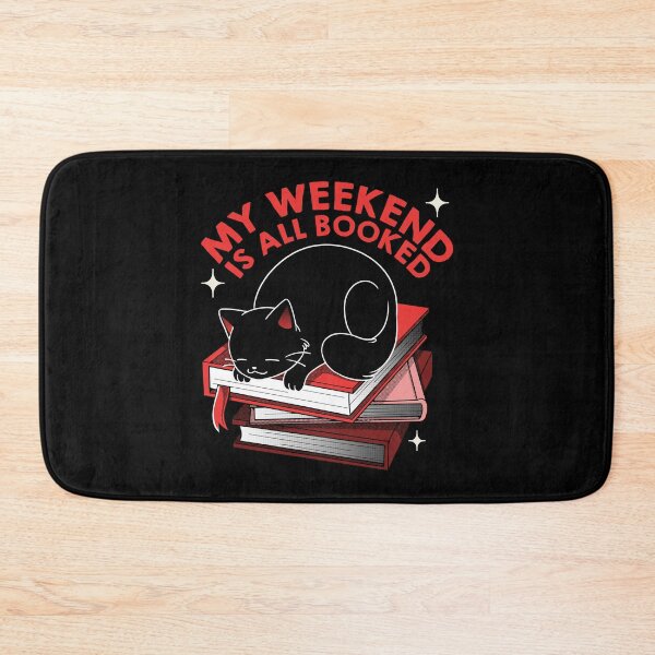 Item preview, My Weekend Is All Booked Black Cat by Tobe Fonseca designed and sold by Tobe Fonseca®.
