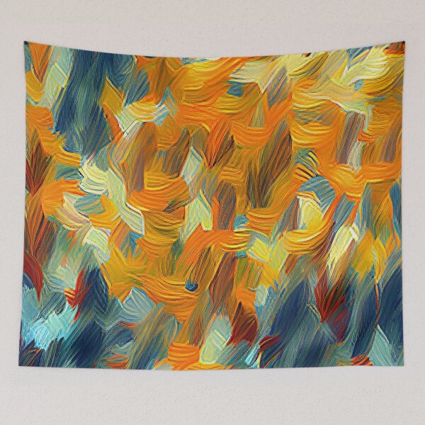 Item preview, Abstract foliage pattern designed and sold by TrendyArtInk.
