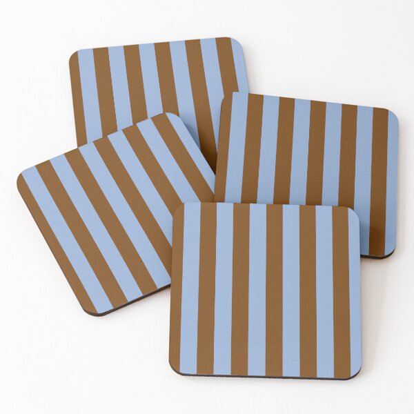 Item preview, Duo I - Brown and Blue Stripes designed and sold by GalaxyEyes.