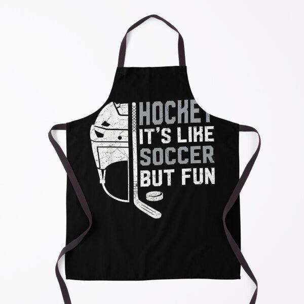 Item preview, Hockey It's Like Soccer But Fun Funny Hockey Lovers Saying T-Shirt designed and sold by Stick It Up!!%.
