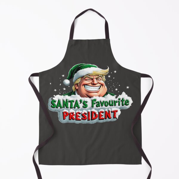 Item preview, Santa's Favorite President Funny Trump caricature designed and sold by MERCH HQ.