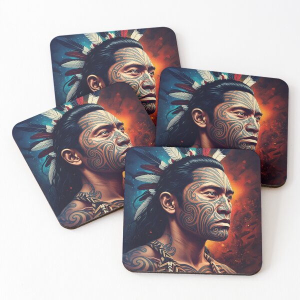 Item preview, A Maori warrior #3 designed and sold by Doug Healey .