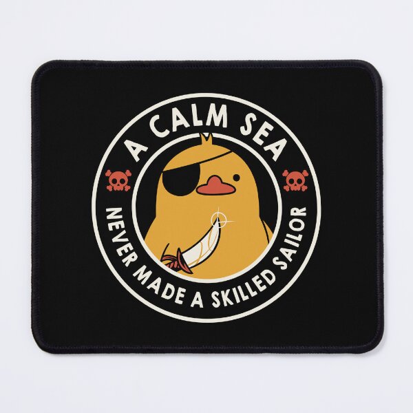 Item preview, A Calm Sea Never Made a Skilled Sailor Duck by Tobe Fonseca designed and sold by Tobe Fonseca®.