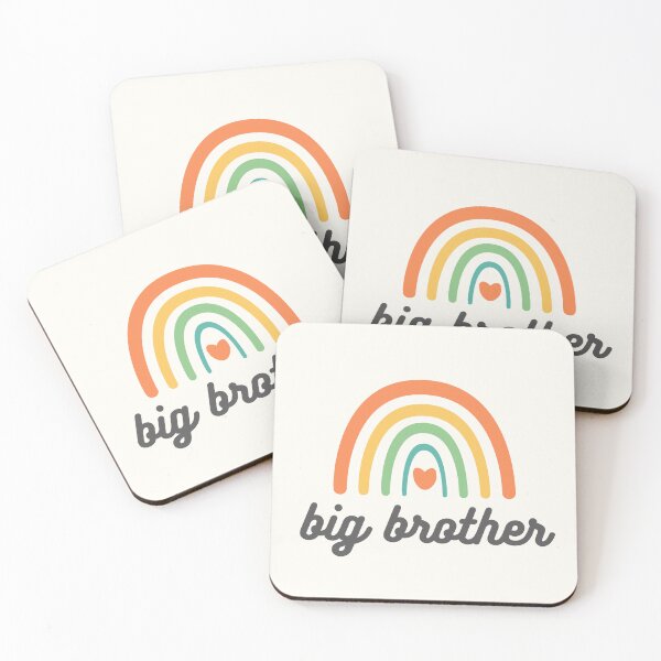 Item preview, Big Brother - Colorful Rainbow - Heart - Family Reunion designed and sold by patternjp.