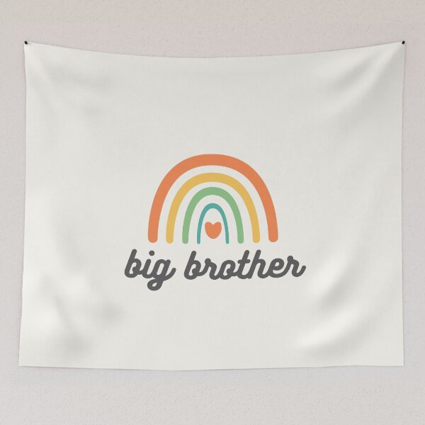 Item preview, Big Brother - Colorful Rainbow - Heart - Family Reunion designed and sold by patternjp.