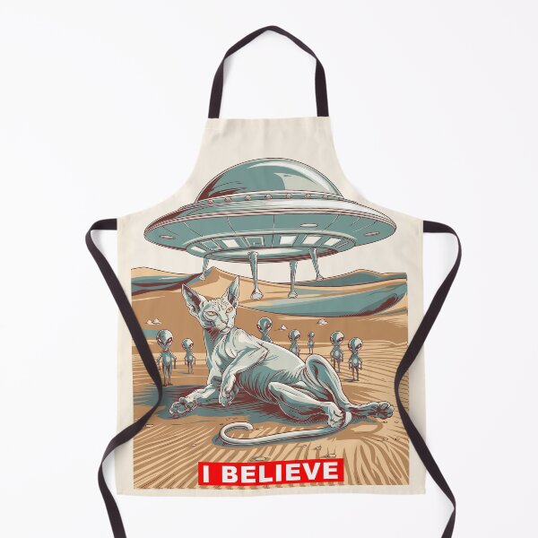 Item preview, I believe! Sphynx Cat Abduction – Perfect for Cat Lovers and UFO Fans! designed and sold by paulo silveira.