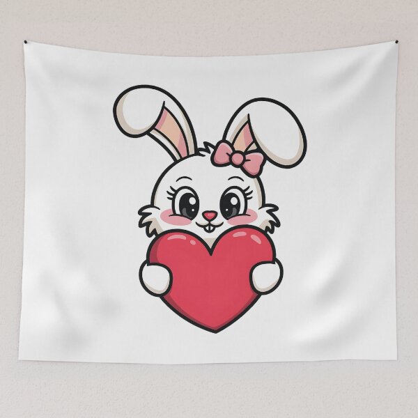 Item preview, Cute Rabbit - Valentine designed and sold by Ammar Studio.