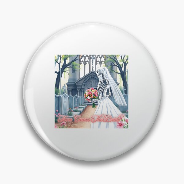 Item preview, Here Comes the Skeleton Bride designed and sold by BougieSouthern.