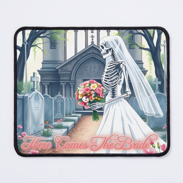 Item preview, Here Comes the Skeleton Bride designed and sold by BougieSouthern.