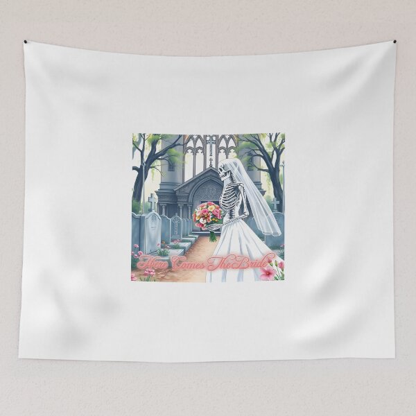 Item preview, Here Comes the Skeleton Bride designed and sold by BougieSouthern.