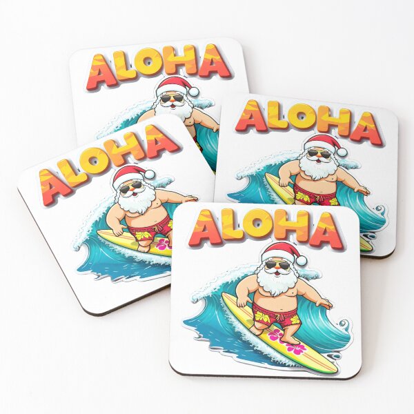 Item preview, Surfing Santa - Aloha Vibes designed and sold by Doug Healey .
