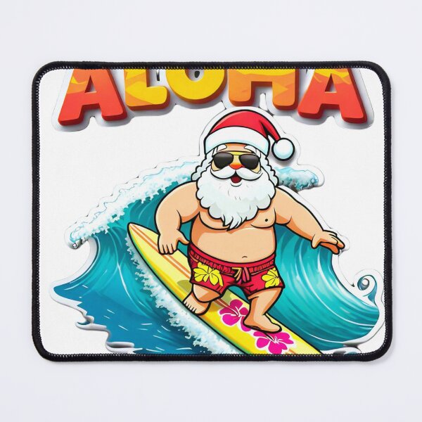 Item preview, Surfing Santa - Aloha Vibes designed and sold by Doug Healey .