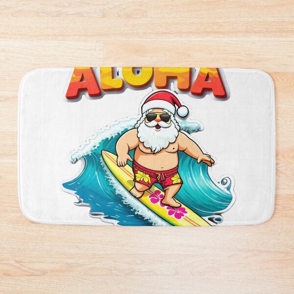 Item preview, Surfing Santa - Aloha Vibes designed and sold by Doug Healey .