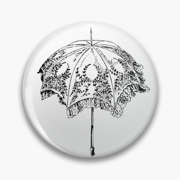 Item preview, Edwardian Parasol Vintage 1916 Illustration designed and sold by violet-hope.