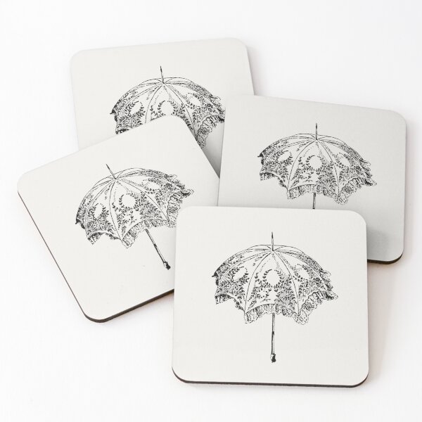 Item preview, Edwardian Parasol Vintage 1916 Illustration designed and sold by violet-hope.