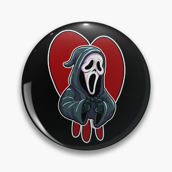 Item preview, ghostface heart designed and sold by Blck-Acid-Devil.