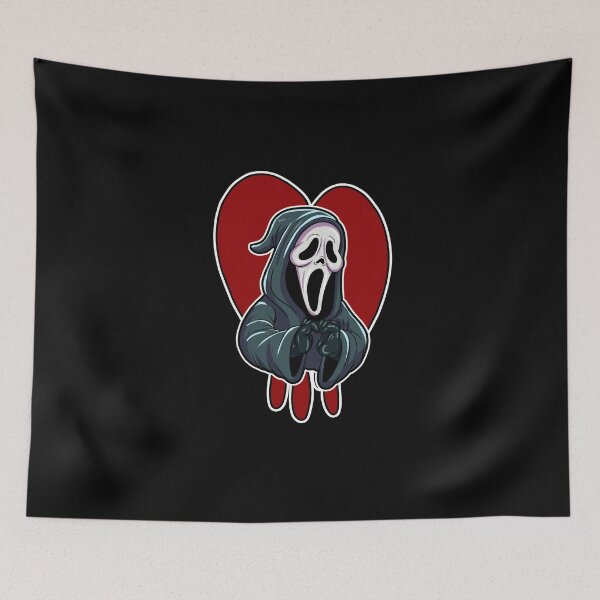 Item preview, ghostface heart designed and sold by Blck-Acid-Devil.