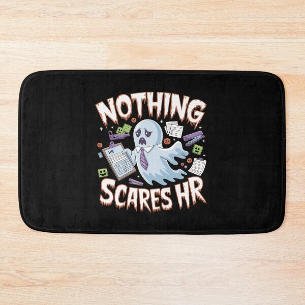 Item preview, Nothing Scares HR: Funny Office Ghost Print designed and sold by cabana.space.