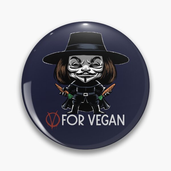 Item preview, V for Vegan designed and sold by Zascanauta.