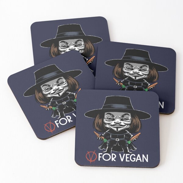 Item preview, V for Vegan designed and sold by Zascanauta.