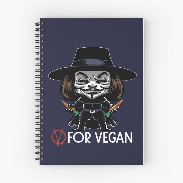 Item preview, V for Vegan designed and sold by Zascanauta.