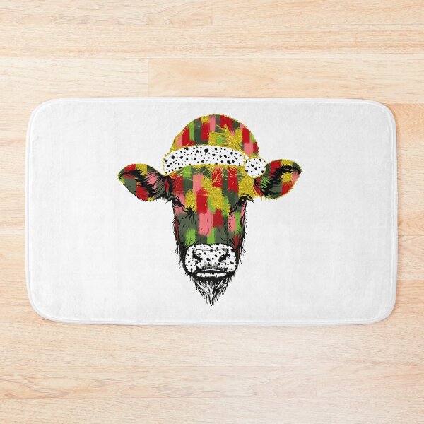 Item preview, Colorful Glitter Cow Christmas Western designed and sold by BornBorn.