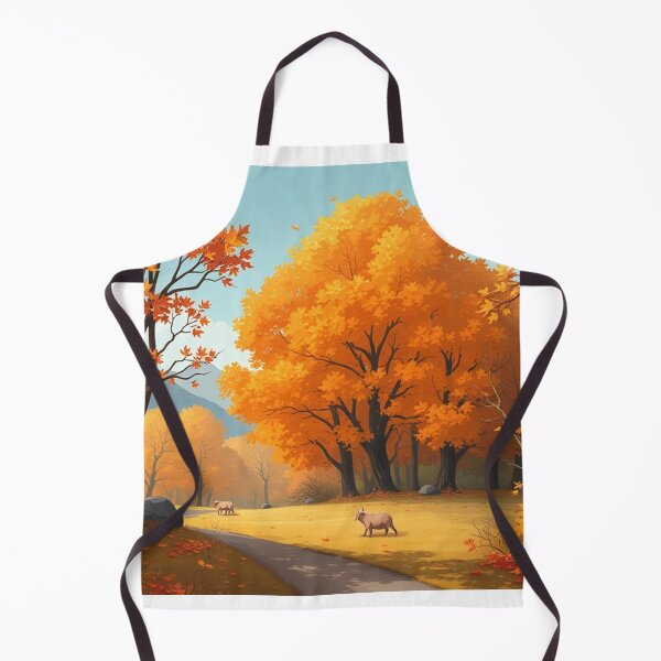 Item preview, Digital art style fall season illustration designed and sold by hjian8219.