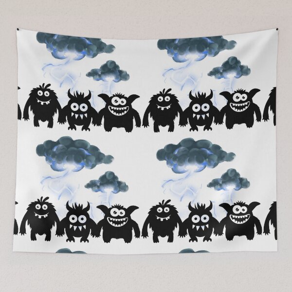 Item preview, Happy Monsters designed and sold by Yazzy Essence.