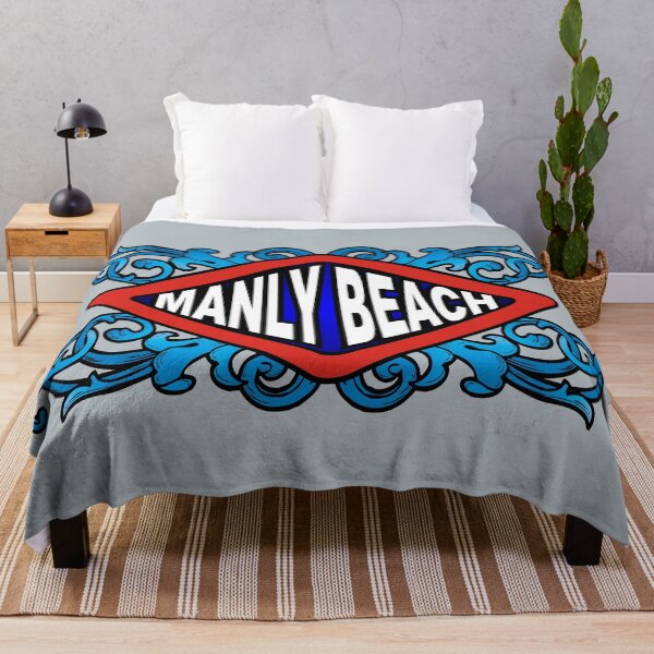 Item preview, Manly Beach Australia retro sign designed and sold by studioss76.