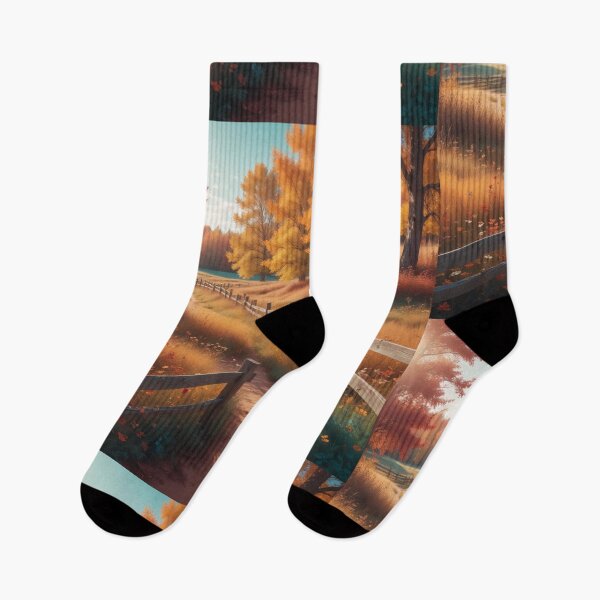 Item preview, Digital art style fall season illustration designed and sold by hjian8219.