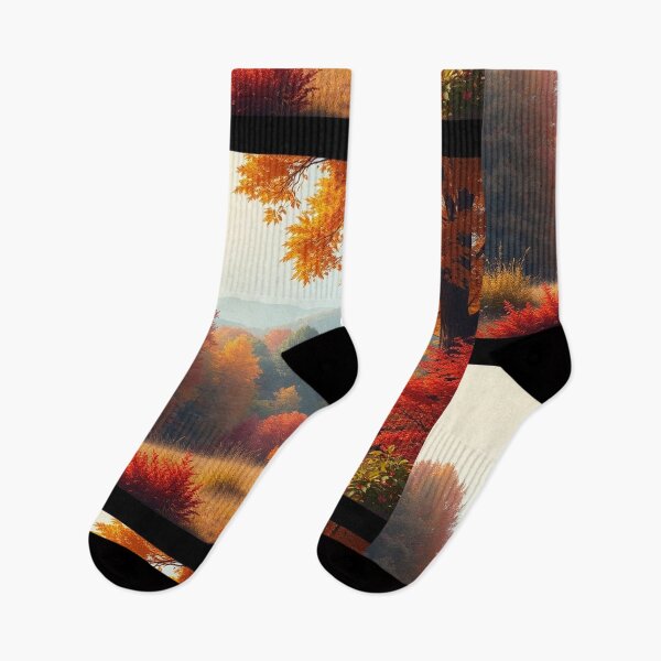 Item preview, Digital art style fall season illustration designed and sold by hjian8219.