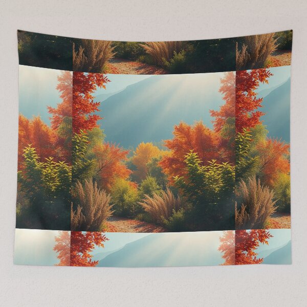 Item preview, Digital art style fall season illustration designed and sold by hjian8219.