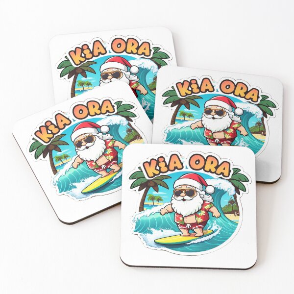 Item preview, Surfing Santa - Kia Ora Vibes designed and sold by Doug Healey .