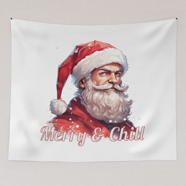 Item preview, Merry & Chill - winter white lettering designed and sold by KimRG.