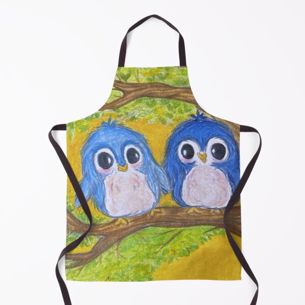 Item preview, Two Little Blue Birds designed and sold by MyBottomShelf.